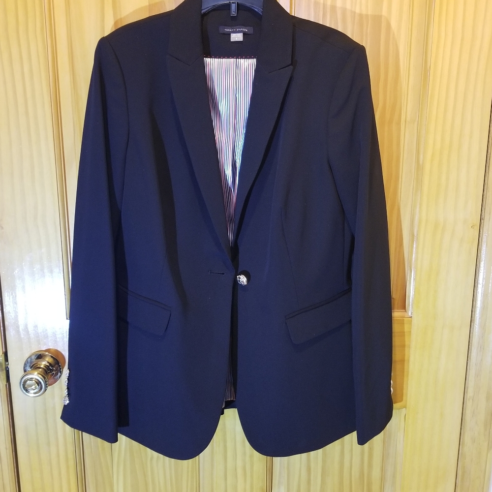 Tommy Hilfiger Women's Black Blazer
